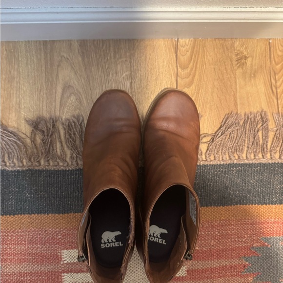 Sorel Joan of Arc Zip Booties Leather - Picture 2 of 9